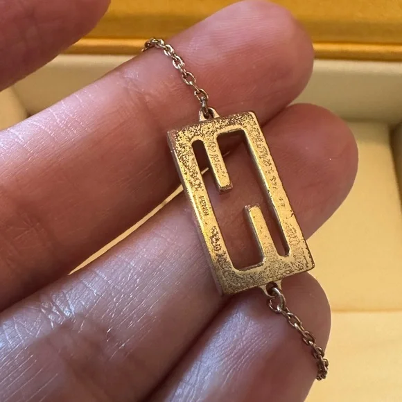 Fendi Gold Colored Baguette Bracelet - Picture 3 of 10